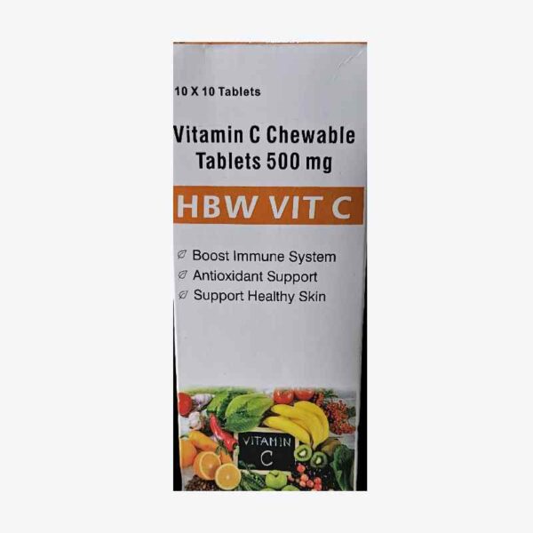 Vitamin C Chewable Tablets 500 mg